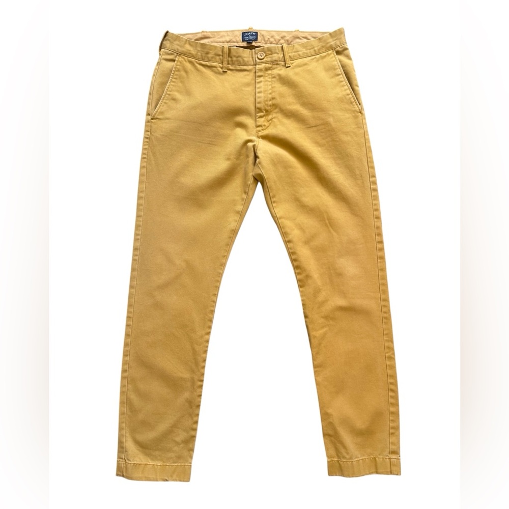 J.Crew men’s pants in mustard color